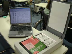 �p�\�R���ƃX�L���i�̎ʐ^�B